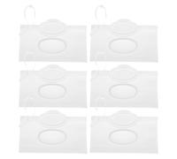 PAMINGONO 6pcs Wipes Box Portable Wipe Holder Refillable Pouch for Diaper Bag Travel Wet Case Cover