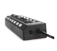 PAMINGONO 7-port USB Hub Multi Charger High Adapter for Laptop PC USB Hub Surge Protection Extension for Pad Pro Charger and Compatible Devices