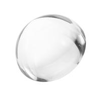 PAMINGONO 80mm Crystal Hemisphere Ornament Glass Half round Sphere Decorative Globe Desk Ornament for Feng Shui Photography Prop and Home Décor