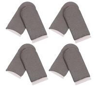 PAMINGONO 8Pcs Anti-Sweat Breathable Gaming Finger Covers with Cut, Touchscreen Thumb Sleeves for Mobile Game Control, Non-Slip Finger Gloves for Precise Gameplay