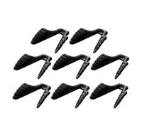 PAMINGONO 8pcs Black Rubber Nose Pads for Sports Sunglasses - Non-Slip Cushioned Nose Bridge Protectors for Cycling Eyewear - Replacement Soft Grip Accessories for Glasses