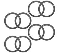 PAMINGONO 8pcs Car Speaker Adapter Rings 6.5 Inch Door Speaker Mounting Gasket Plastic Spacer Kit for Car Audio System Enhancing Audio Quality and Reducing Vibration