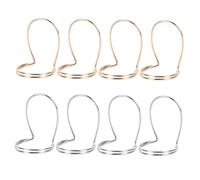 PAMINGONO 8Pcs Creative Thumb Picks for Folk Guitar and Classical Guitar - Metal Finger Picks Clean Edges Lightweight Design for Practice and Collection