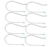 PAMINGONO 8pcs Electric Heating Curling Clips 4.45cm U-shaped Hair Roller Accessories Heat Resistant Hot Curler Pins for Long Hair Styling