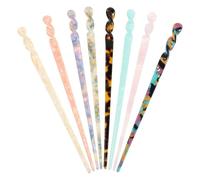 PAMINGONO 8Pcs Hair Chopsticks Hair Sticks Lightweight Hairpins for Women Stylish Bun Hairstyles Party Wedding Accessories
