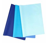 PAMINGONO 90pcs Blue Tissue Paper for Gift Wrapping and DIY Craft Projects, Crisp Clean Cuts, Supports Layered Effects, for Wedding Backdrops and Art Craft Collages, 14x20 Inch Random Color