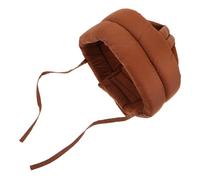 PAMINGONO Adjustable Elderly Safety Helmet Lightweight Fall-resistant Head Protection Cap for Seniors Gardening Walking Shock Prevention Soft Breathable Safety Fleece Hat