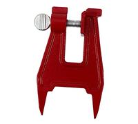 PAMINGONO Adjustable Iron Chainsaw Guide Bracket Clamp for Electric Chainsaw Bar Lightweight Chain Polishing Tool Easy Installation Fits All Chain Portable Pocket Sized Sharpening Accessory
