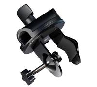 PAMINGONO Adjustable Mic Clip Desk Mount Clamp with Rotating Ergonomic Knob Compact Metal U-shaped Microphone Boom Arm Stand Clip for Live Streaming Podcasting and Broadcasting