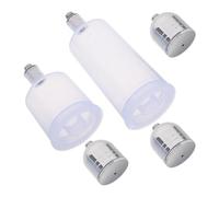 PAMINGONO Airbrush Replacement Pot Set Featuring Oxygen Infusion, Lightweight Plastic and Metal Paint Cups for Studio and Indoor Painting Environments, Painting Accessories