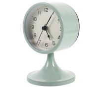 PAMINGONO Alarm Clock with Super Quiet Design Green Quartz Modern Style Small Desk Clock Practical and Convenient Wake up Alarm for Complete Silence for Room or Hallway