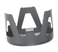 PAMINGONO Aluminium Alloy Stove Stand Burner Base Silver Alcohol Stove Rack Outdoor Camping Cooking Accessory Portable Sturdy Burner Shelf