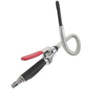 PAMINGONO Aluminum Alloy Air Blow Gun 30Cm with Extended Nozzle for Air Compressor - Pneumatic Dust Blowing Tool for Car Cleaning, Electronics, Keyboard, and Garage Dust Removal