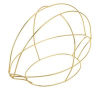 PAMINGONO Ancient Style Metal Hat Frame Classical Retro Hat Bones for DIY Projects Chic Chinese Cap Holder for Stage Decor Hand-made Metal Cap Support Accessory