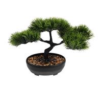 PAMINGONO Artificial Juniper Bonsai Tree Realistic Plastic Faux Pine Bonsai with Versatile Table Application for Sushi Plate and Sashimi Dish Decoration for Home Office or Shelf