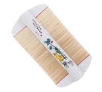 PAMINGONO Bamboo Dandruff Comb for Pets Double Sided Extra Fine Tooth Grooming Tool for Dandruff Egg Removal Traditional Bamboo Design for Healthy Scalp Care
