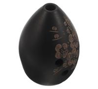 PAMINGONO Beginner 8-hole Clay Ocarina Flute - Traditional Chinese Pottery Musical Wind Instrument for Students and Beginners