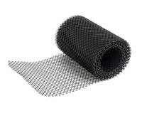 PAMINGONO Black Abs Gutter Guard Screen for Drainage Outlet, Lightweight Anti-Clogging Mesh Cover Suitable for Balcony Gutter and Roof Protection