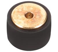 PAMINGONO Black Copper Shaft Pinch Roller for Tape Recorder Maintenance Wheel for Cassette Deck Repair Lightweight Audio Replacement for Portable Music Players