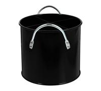 PAMINGONO Black Kitchenware Storage Cylinder Organizer for Cutlery Fork Spoon Chopsticks Holder Multifunctional Tableware Storage Cage Bucket for Home Kitchen Utensils