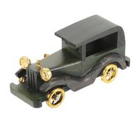 PAMINGONO Car Craft Ornament Wooden Decoration, Vintage or Desktop Model Retro Rustic Car Shaped Decorative Function Bedroom or Dining Room Home Décor