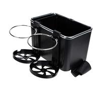 PAMINGONO Car Storage Box with Cup Holder Adjustable Console Organizer for Car Armrest Large Capacity Middle Console Organizer Sleek Design for Easy Cleaning and Space-saving for Drivers