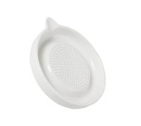 PAMINGONO Ceramic Garlic and Ginger Grinder Plate, Multi-Function Wear-Resistant Food Grinding Tool for Apples and Vegetables, Household Kitchen Spice Gadget