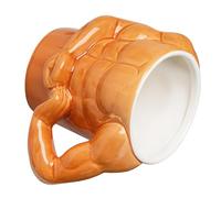 PAMINGONO Ceramic Muscle Coffee Mug Handle, Sturdy and Easy to Clean, Adorable Design for Daily Use, for Coffee, Tea, Milk, or Soup at Home or Cafe Relaxing Moments