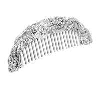 PAMINGONO Chinese Retro Wide Tooth Comb for Men and Women Vintage Dragon and Detangling Hair Comb for Curly Hair Grooming and Styling