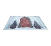 PAMINGONO Christmas Tree Pictorial Cloth Background Photo Backdrop 5x3ft Lightweight with Good Colour Treatment for Videos at Home and Theme Parties