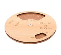 PAMINGONO Circle of Fifths Wheel for Guitar Learning - Wooden Portable Melody Chord Trainer - Guitar Chord Progressions and Finger Pressing Practice Tool for Beginner Players