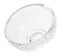 PAMINGONO Clear Glass Facial Mask Mixing Bowl for Beauty Salon Spa Use Compact Essential Oils and Skincare Mask Container Glossy Crystal Texture for Home and Professional Cosmetic Mixing