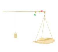 PAMINGONO Copper and Precise Scale Design Chinese Medicine Scale with 500g Capacity Delicate and Simple Style for Home or Chinese Medicine Shop Use