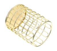 PAMINGONO Cosmetic Golden Makeup Case Holder Iron Storage Brush Elegant with Stylish in Colour and Sturdy Metal Construction Design for Dressing Room Home Organiser