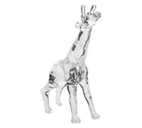 PAMINGONO Crystal Giraffe Ornament Art Figurine Home Decor Table Decoration Animal Sculpture Collectible Simulated Giraffe Figurine