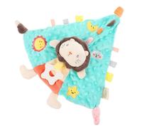 PAMINGONO Cute Baby Lion Doll Towel for Newborns, Soft Spandex Pacifying Saliva Towel with Animal Shape, Easy to Wash Sleep Soother and Gift for Babies