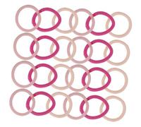 PAMINGONO Cute Elastic Hair Ties for Girls Nylon Ponytail Holders for Parties and Everyday Use Soft and Hair Accessories for Little Girls