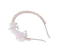 PAMINGONO Decorative Flower Design Headband Elegant Bridal Hair Accessory for Weddings Parties and Showers Comfortable Fit for Brides Mothers and Friends