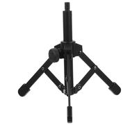 PAMINGONO Desktop Tripod Microphone Stand Sturdy Mic Holder for Conference Live Broadcast Recording with Heavy-duty Metal Construction Compact and Portable Tabletop Rack for Stable Speech