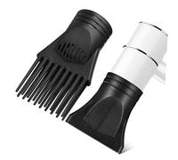PAMINGONO Detangle Style 2-Piece Hair Dryer Nozzle Diffuser Brush Set for Blow Dryer Hair Blower Attachment