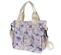 PAMINGONO Diaper Bag Mom Handbag Nylon Water-Resistant Baby Care | Left and Right Bottle Compartments, Dry and Wet Separation, Middle Clothing Warehouse, Multiple Carrying Methods