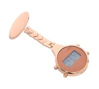 PAMINGONO Digital Nurse Pocket Fob Watch for Women and Men with Electronic Digital Display, Unisex Alloy Lapel Pin, Safety Pin Clip, Christmas Gift for Nurses and Doctors