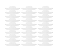 PAMINGONO Disposable Sweat Absorbing Stickers 30pcs Sweat Absorption Pads Multi-functional White Ultra-thin with Pe Film and Non-woven Fabric for Shirt Collars and Hat Linings for T-shirts