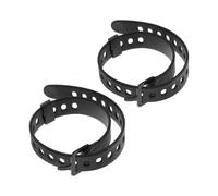 PAMINGONO Dive Knife Leg Strap Sturdy Black Rubber Material Adjustable 2pcs Rubber with Quick Buckle Closure Prevents Slippage Universal Fit for Scuba Diving and Water Sports for Water