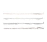 PAMINGONO DIY Doll Eyelashes 4pcs Faux Lashes Multi-Color Simulated Eyelashes for Crafts and Doll Makeup Accessories
