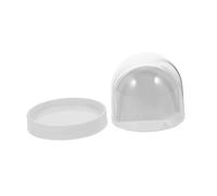 PAMINGONO DIY Photo Snow Globe with White Base Blank Plastic Snow Globe for Sublimation Printing for Photo Display and Craft Decoration