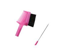 PAMINGONO Double Side Brow Brush and Comb Set 6pcs to Create Delicate Eyebrow Shape Multifunctional Abs Eyebrow Hair Tools Random Color for Women for Store and Professional Salon Use