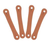 PAMINGONO Drumstick Grip Straps Designed for Beginners and Drummers 4pcs Pu Leather Easy to Take, Non-slip Control Clips Random Color Compatible with 5a and 7a Drumsticks during Practice Sessions