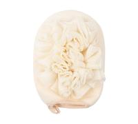 PAMINGONO Dual-Purpose Bath Ball and Scrubbing Shower Sponge with Exfoliating Texture Beige Bath Sponge Suitable for Men and Women Body Cleansing and