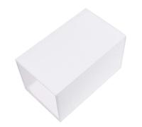 PAMINGONO E27 Lamp Shade White Rectangle Small Lampshade Fabric Lamp Cover Cloth and Iron Material Simple Style for Wall Lamp Bedroom Room